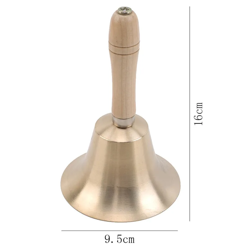 8 / 9.5cm Christmas Bells Wooden Handle Copper Bell for Noble Reception Dinner Shop Hotel Church Hand Rattle School Handbell
8 / 9.5cm Christmas Bells Wooden Handle Copper Bell for Noble Reception Dinner Shop Hotel Church Hand Rattle School Handbell