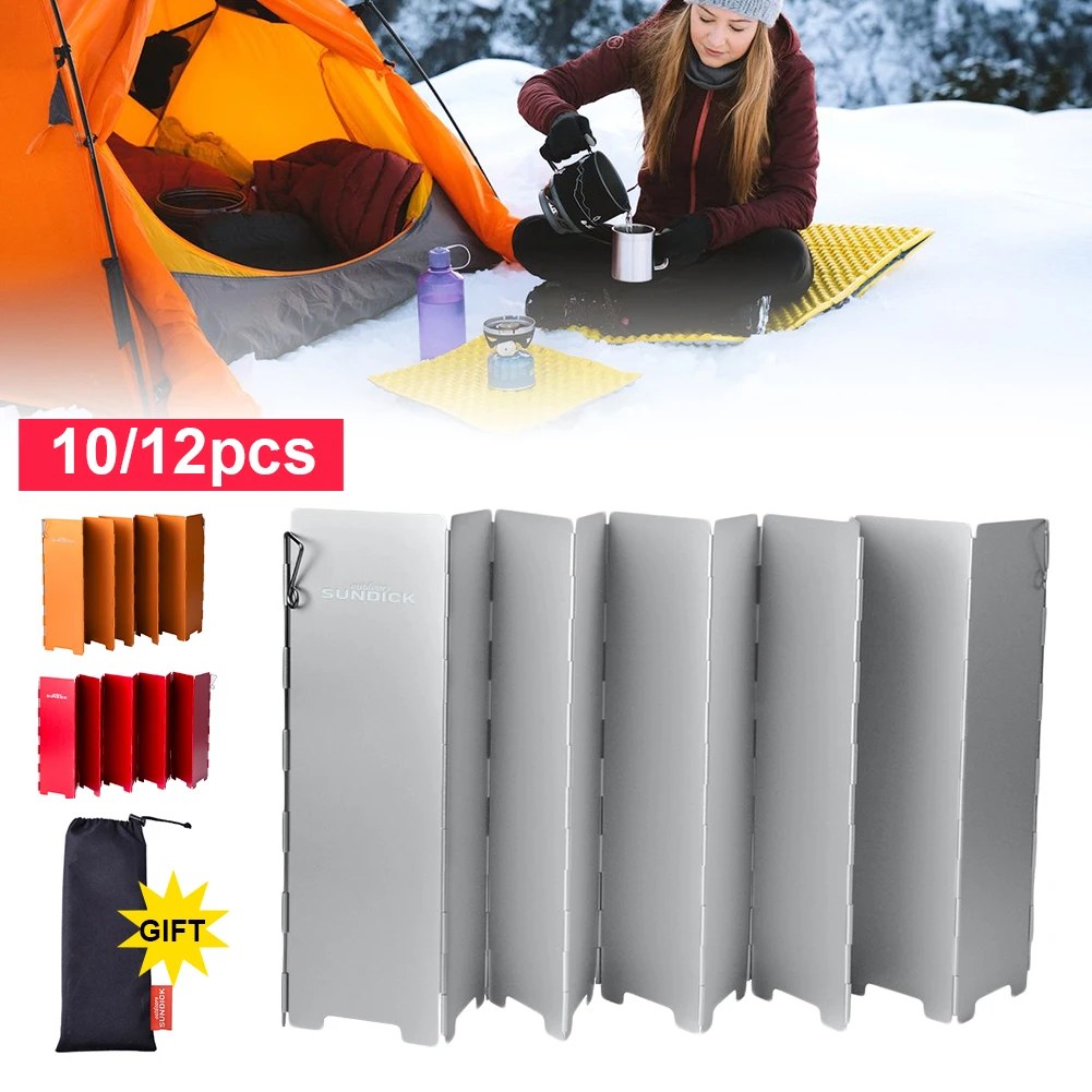10/12 Plates Foldable Outdoor Stove Windshield BBQ Cooking Burner Windproof Screen Portable Outdoor Camping Accessories with Bag
10/12 Plates Foldable Outdoor Stove Windshield BBQ Cooking Burner Windproof Screen Portable Outdoor Camping Accessories with Bag