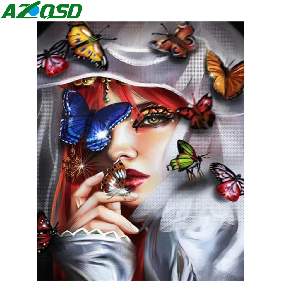 AZQSD Drawing By Number Girl Woman Butterfly Acrylic Picture Figure Painting By Numbers Modern Wall Decor 60x75cm Framed
AZQSD Drawing By Number Girl Woman Butterfly Acrylic Picture Figure Painting By Numbers Modern Wall Decor 60x75cm Framed