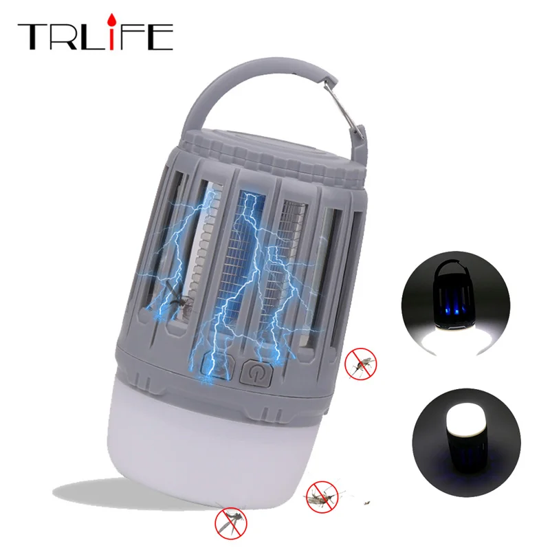 

IP67 Waterproof USB Charging Mosquito Killer Trap LED Night Light Lamp Bug Insect Lights Killing Pest Repeller Camping Light New