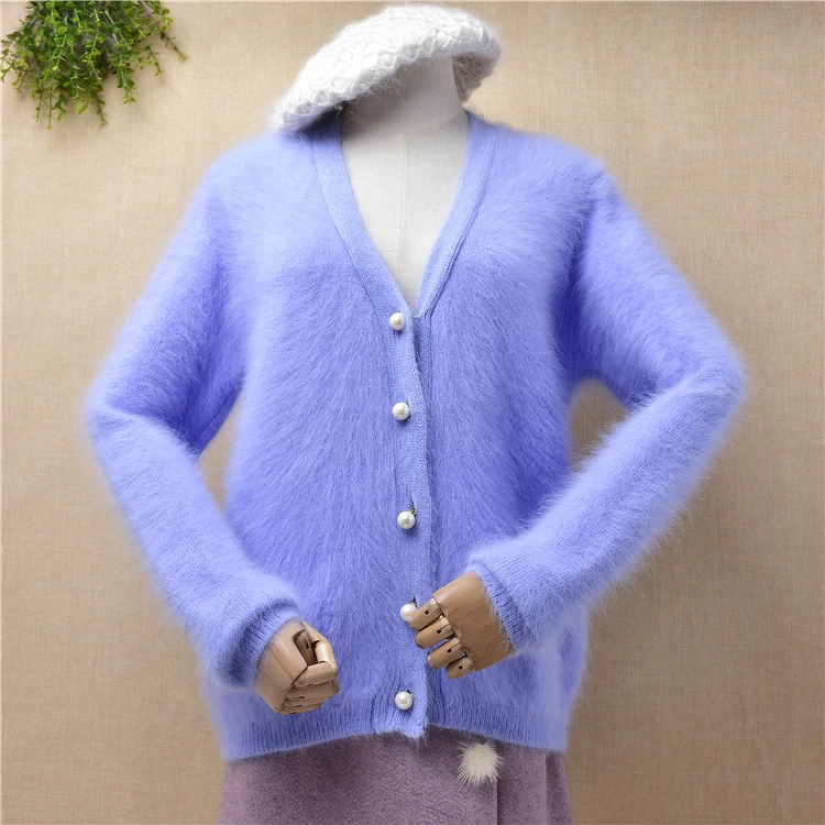 ladies women fashion blue Autumn Winter mink cashmere knitwear long sleeves v-neck loose cardigan angora fur jacket coat sweater
ladies women fashion blue Autumn Winter mink cashmere knitwear long sleeves v-neck loose cardigan angora fur jacket coat sweater