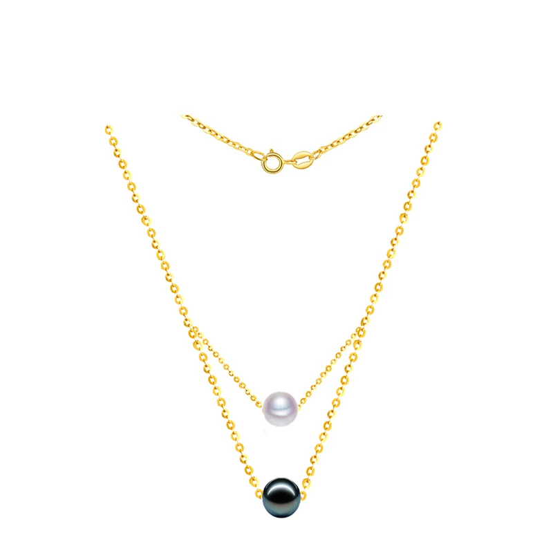 18K Gold Chain Pendant Necklace For Women,Natural Real Black Pearl Pendant Necklace Fine Jewelry Christmas Gift
18K Gold Chain Pendant Necklace For Women,Natural Real Black Pearl Pendant Necklace Fine Jewelry Christmas Gift
