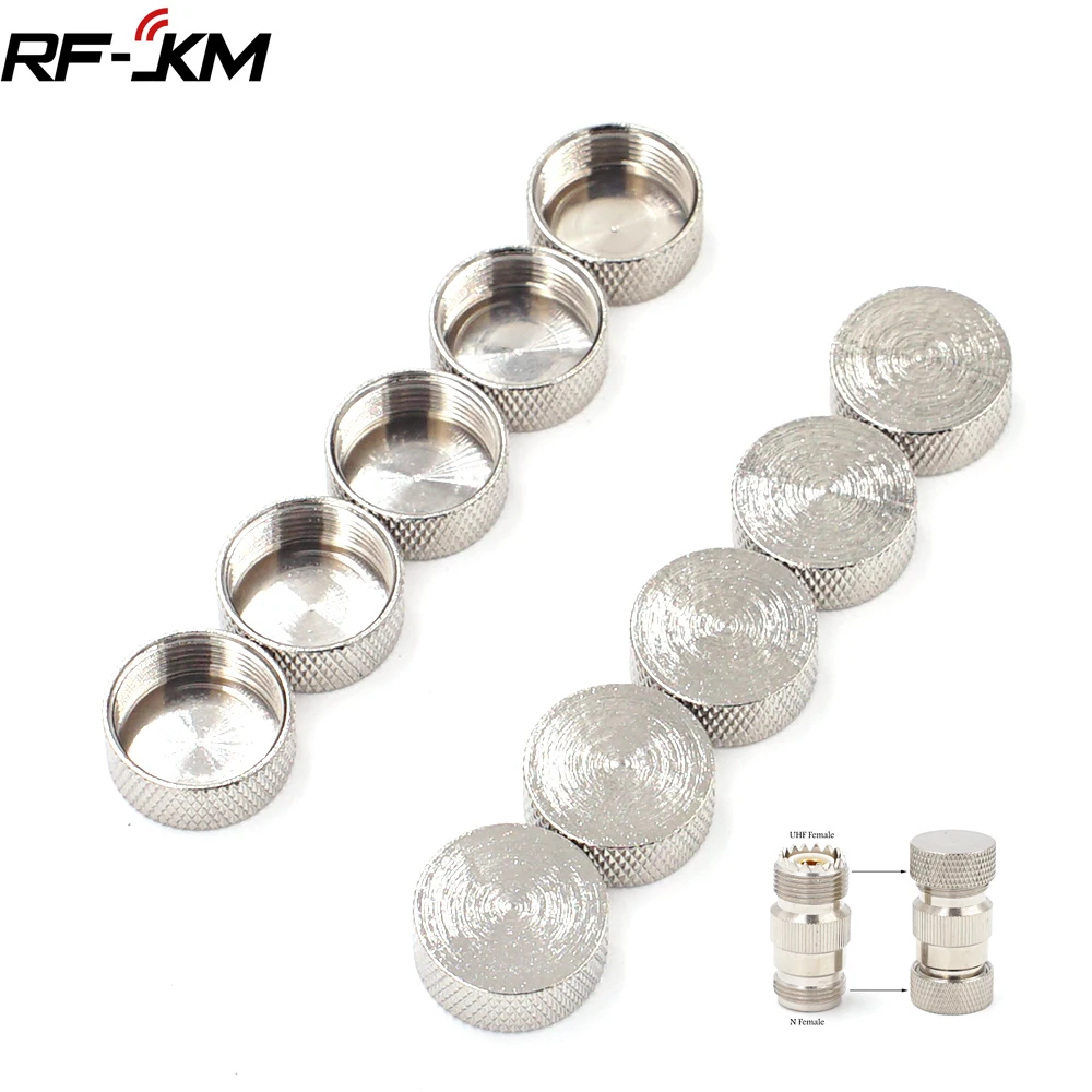 10pcs N Female / UHF SO239 RF Connector Dust Cap Protection Cover Damage Protector
10pcs N Female / UHF SO239 RF Connector Dust Cap Protection Cover Damage Protector