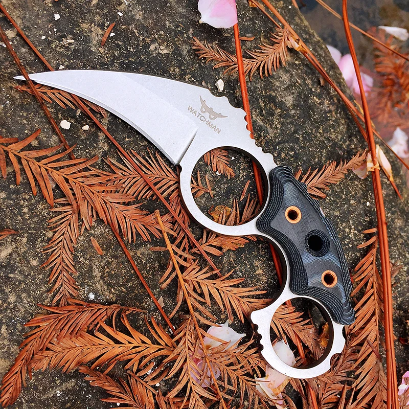 Claw knives Karambit Hunting Knife Tactical Claw Neck Knife Camp Hike Outdoor Self Defense Hunting Survival Knife
Claw knives Karambit Hunting Knife Tactical Claw Neck Knife Camp Hike Outdoor Self Defense Hunting Survival Knife