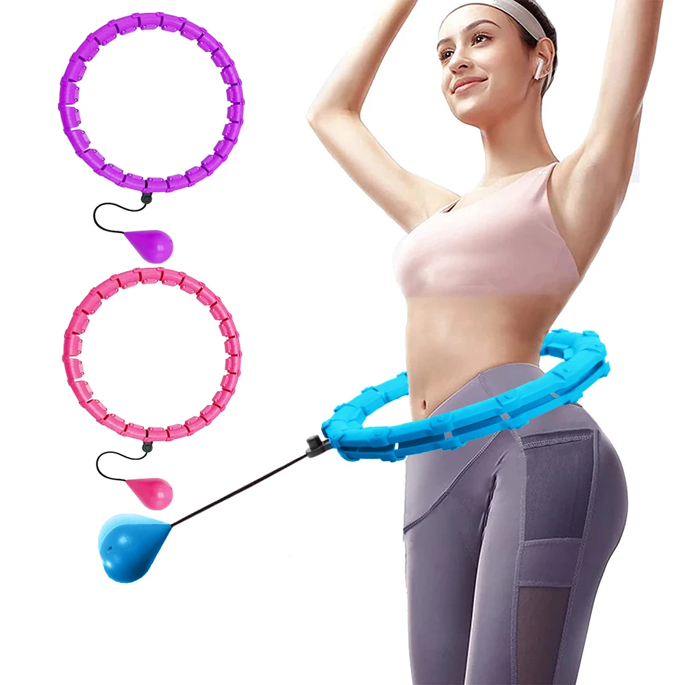 Smart Weighted Hoola Hoop Massage Hoops for Adults Kids Weight Loss Waist Sport Exercise Hoola Fitness Hoop, 24 Knots Adjustable
Smart Weighted Hoola Hoop Massage Hoops for Adults Kids Weight Loss Waist Sport Exercise Hoola Fitness Hoop, 24 Knots Adjustable