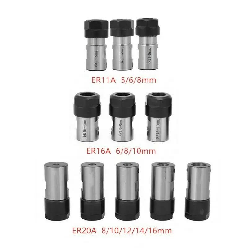 Steel Motor Shaft Collet Chuck ER11 ER16 ER20A 5-16mm Extension Rod Toolholder CNC Type A
Steel Motor Shaft Collet Chuck ER11 ER16 ER20A 5-16mm Extension Rod Toolholder CNC Type A