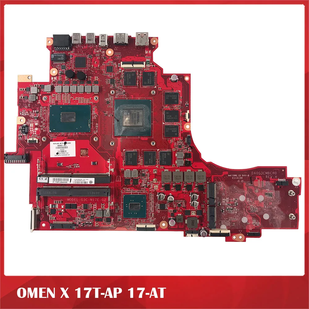 Материнская плата для ноутбука для OMEN X 17T-AP 17-AT DA0G3CMBCH0 940622-601 I7-7820HQ GTX1070 8 ГБ, хорошее качество
Материнская плата для ноутбука для OMEN X 17T-AP 17-AT DA0G3CMBCH0 940622-601 I7-7820HQ GTX1070 8 ГБ, хорошее качество