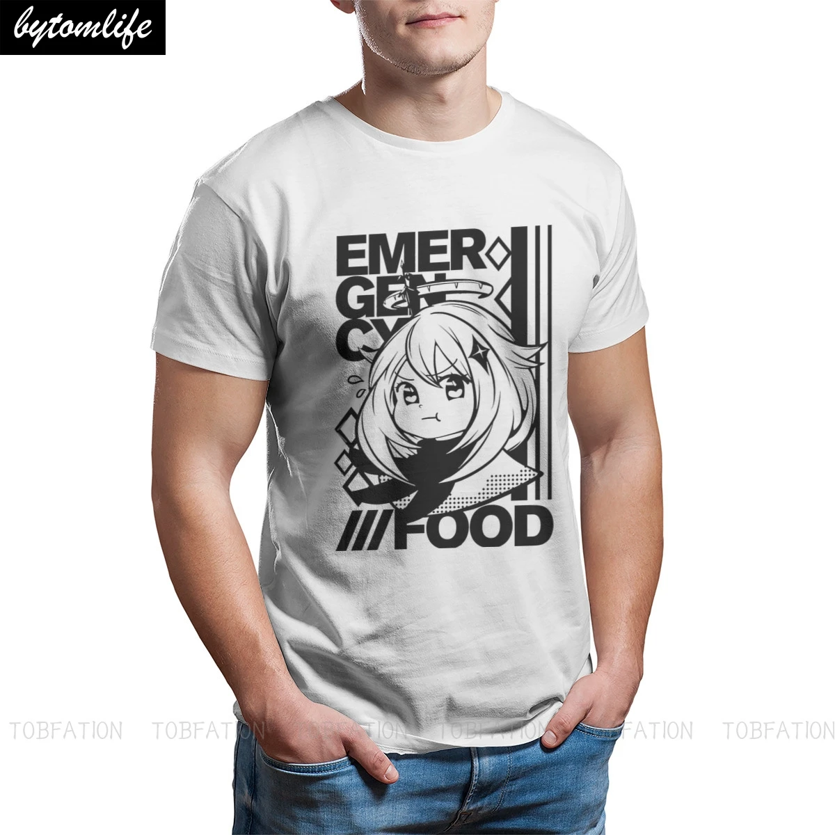 Genshin Impact Emergency Food Paimon Classic Tshirt O-Neck Popular Oversized T Shirt Tees Pure Cotton Short Sleeve
Genshin Impact Emergency Food Paimon Classic Tshirt O-Neck Popular Oversized T Shirt Tees Pure Cotton Short Sleeve