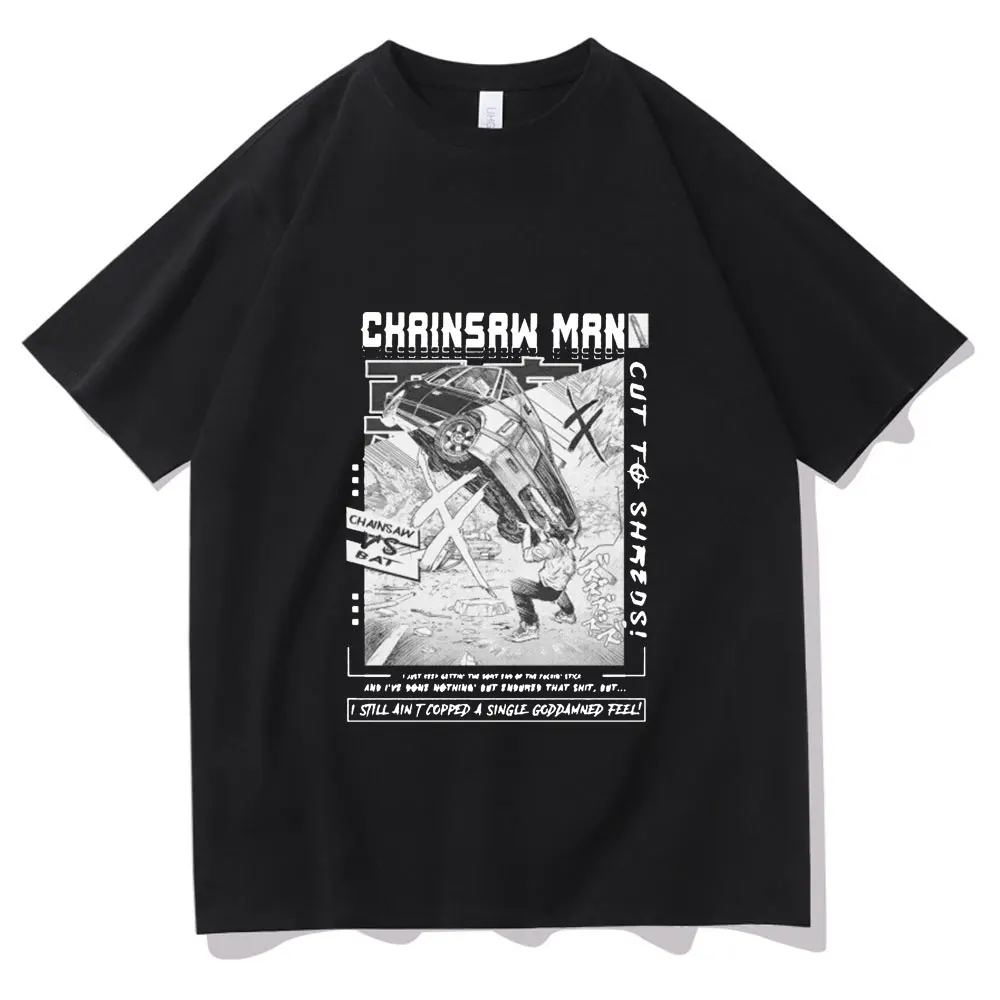 Personality Cartoon Anime Chainsaw Man Denji Pochita Makima Graphic Print Tshirt Men Women Manga Style Tee Unisex Short Sleeve 
Personality Cartoon Anime Chainsaw Man Denji Pochita Makima Graphic Print Tshirt Men Women Manga Style Tee Unisex Short Sleeve