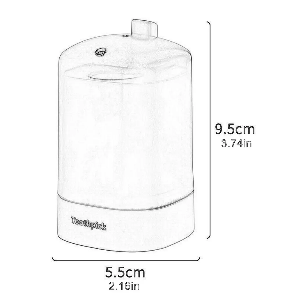 1PC Automatically Pop-up Toothpick Holder Portable Toothpick Holder Container Toothpick Storage for Box Restaurant Home Table
1PC Automatically Pop-up Toothpick Holder Portable Toothpick Holder Container Toothpick Storage for Box Restaurant Home Table