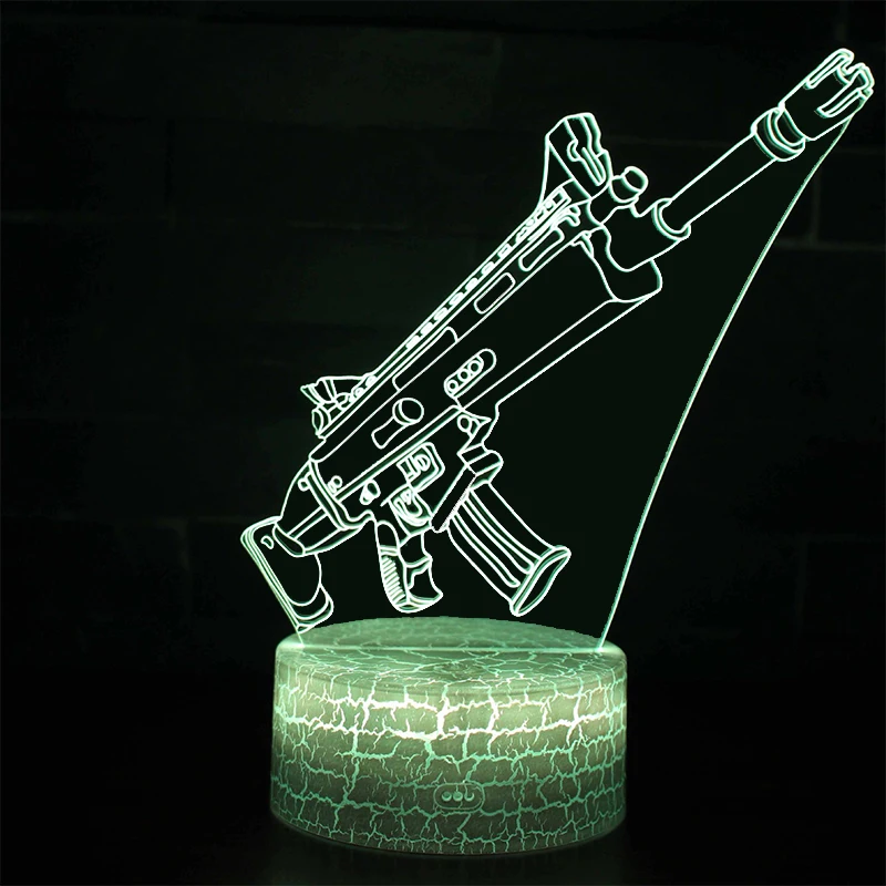 Мультяшный 3D Новый светодиодный светильник настольная лампа с дистанционным