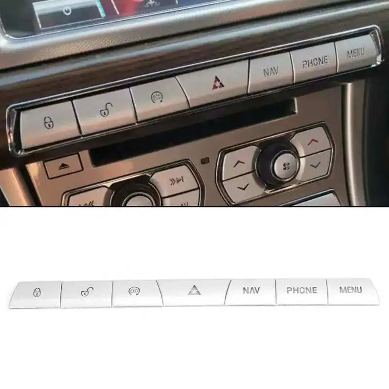 7Pcs Aluminium Alloy Silver Multimedia Button Trim Panel Button Cover Sticker Console Button Trim Fit for Jaguar XF 2012-2015
7Pcs Aluminium Alloy Silver Multimedia Button Trim Panel Button Cover Sticker Console Button Trim Fit for Jaguar XF 2012-2015