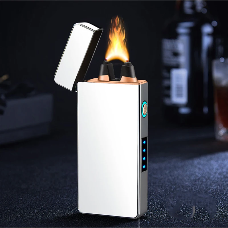 Technology Creativity Rechargeable Lighter USB Smoking Set Cigar Lighter Pink Flame Lighter Leectric Lighter With Plasma Arc
Technology Creativity Rechargeable Lighter USB Smoking Set Cigar Lighter Pink Flame Lighter Leectric Lighter With Plasma Arc