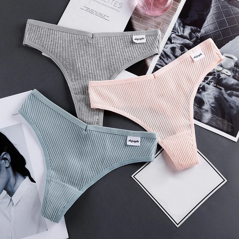 Sexy Cotton Women Underwear Low Waist G-string Comfortable Casual Female Underwear Seamless Solid Color Thong Intimate Lingerie
Sexy Cotton Women Underwear Low Waist G-string Comfortable Casual Female Underwear Seamless Solid Color Thong Intimate Lingerie