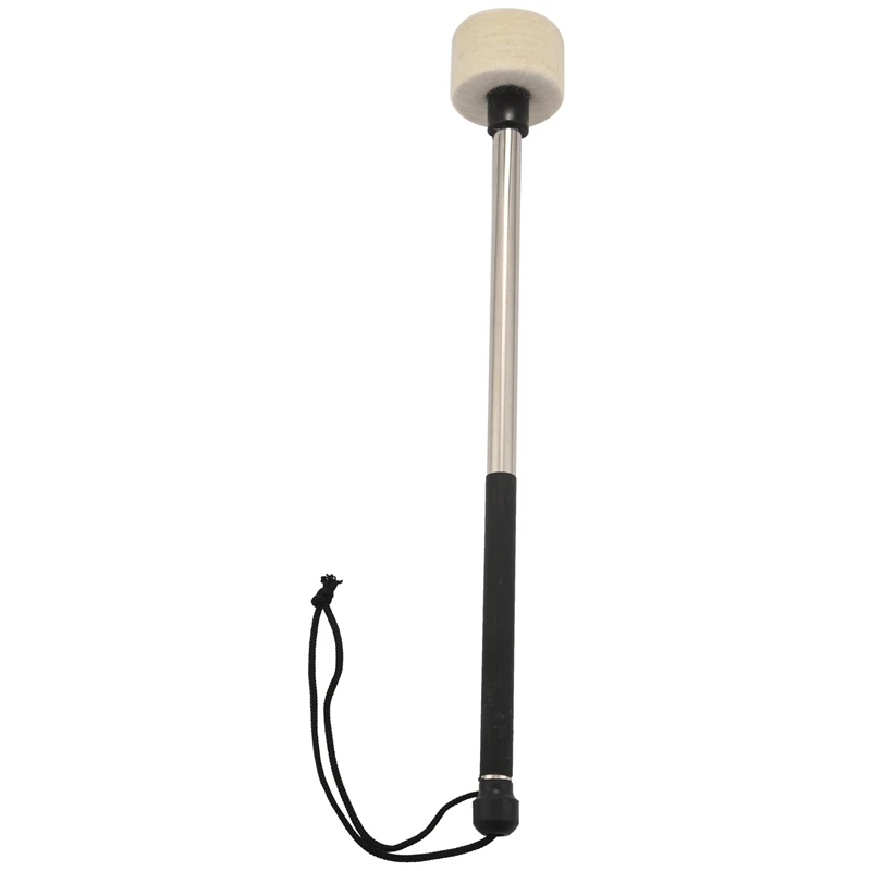 Pack Of 1 Bass Drum Mallet Felt Head Percussion Mallets Timpani Sticks With Stainless Steel Handle
Pack Of 1 Bass Drum Mallet Felt Head Percussion Mallets Timpani Sticks With Stainless Steel Handle