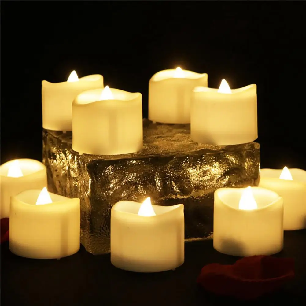Hot Sale 6Pcs/Set Candle Light Eye-catching Exquisite Plastic Candle Shape Drop Resistant Tea Light for Party
Hot Sale 6Pcs/Set Candle Light Eye-catching Exquisite Plastic Candle Shape Drop Resistant Tea Light for Party