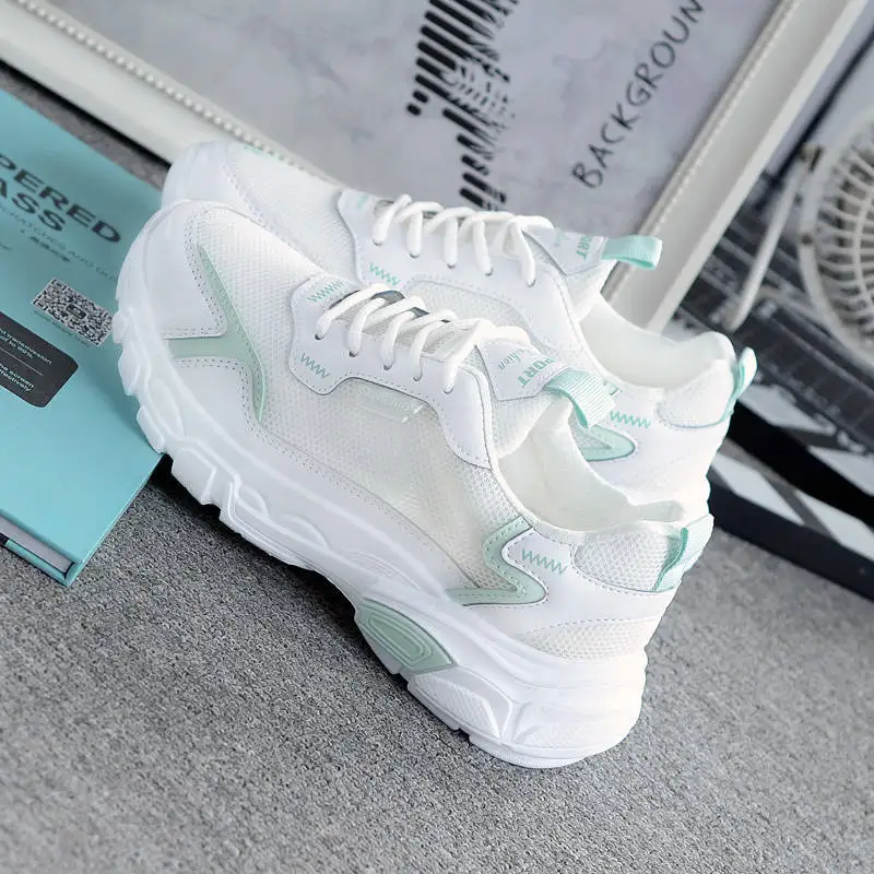 Mesh Hollow White Shoes Women 2021 Summer New Mesh Shoes All-match Thick-soled Comfort Breathable Sports Casual Vulcanized Shoes
Mesh Hollow White Shoes Women 2021 Summer New Mesh Shoes All-match Thick-soled Comfort Breathable Sports Casual Vulcanized Shoes
