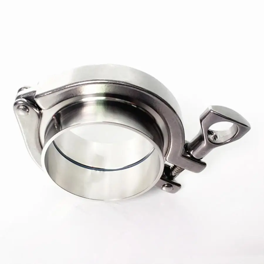 2" Tri Clamp x 48mm Pipe OD Stainless Sanitary 2 PCS SS304 Weld Ferrules + 1 PC SS304 Clamp + 1 PC Silicon Gasket
2" Tri Clamp x 48mm Pipe OD Stainless Sanitary 2 PCS SS304 Weld Ferrules + 1 PC SS304 Clamp + 1 PC Silicon Gasket