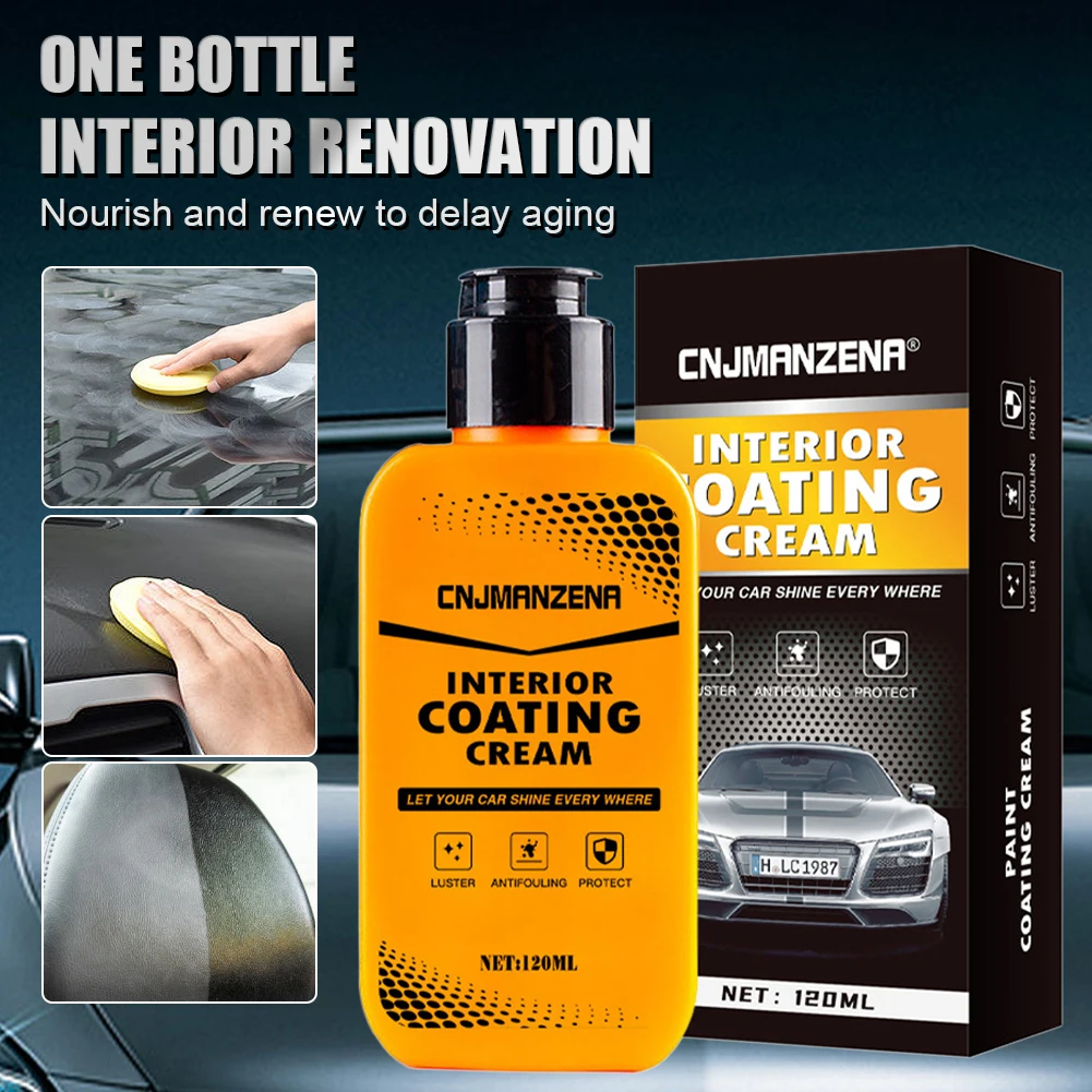 Cnjmanzena Car Coating Agent Auto Paint Cleaner Interior Leater Plastic Part Maintenance Refurbishing Agent Surface Painting Wax
Cnjmanzena Car Coating Agent Auto Paint Cleaner Interior Leater Plastic Part Maintenance Refurbishing Agent Surface Painting Wax