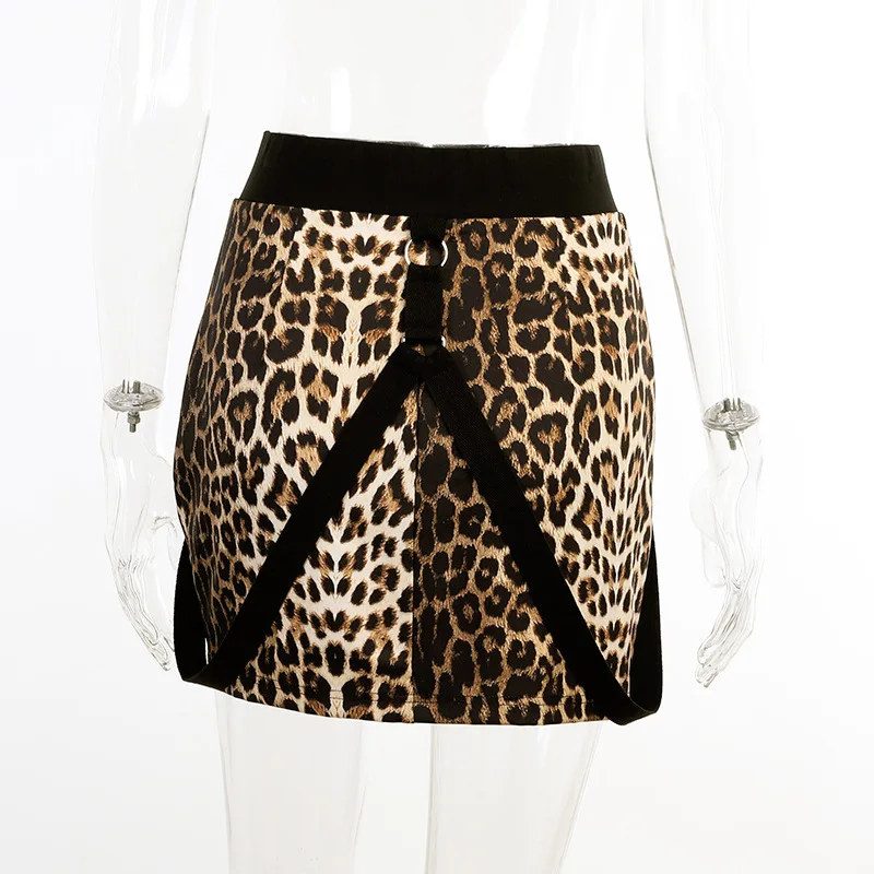 Leopard Print ALine Punk Gothic Aesthetic Grunge Women Mini Skirts Harajuku High Waist Skirt Patchwork Sexy Partywear Clothes
Leopard Print ALine Punk Gothic Aesthetic Grunge Women Mini Skirts Harajuku High Waist Skirt Patchwork Sexy Partywear Clothes