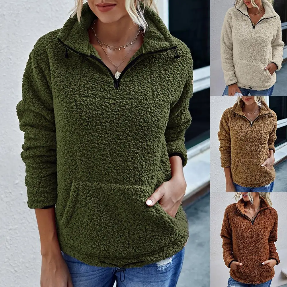 Zipper Half Turtleneck Sweater Women Warm Solid Slim Color Autumn Winter Clothes fall sweaters for women
Zipper Half Turtleneck Sweater Women Warm Solid Slim Color Autumn Winter Clothes fall sweaters for women