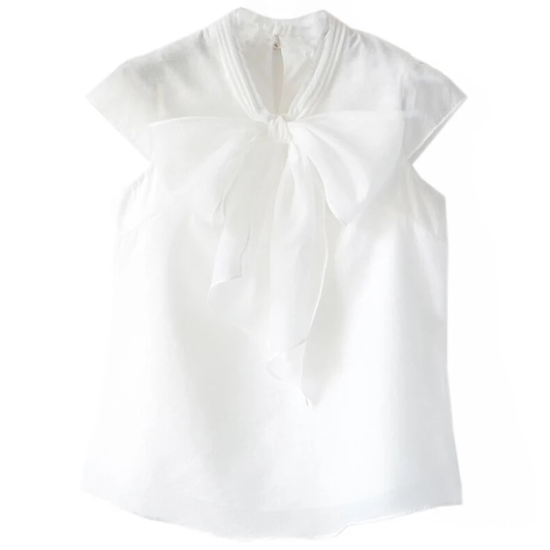 Women White Blouse 2020 Summer New Korean Sweet Large Bow Organza Shirt Office Lady Short Sleeved Tops Ladies Blusas
Women White Blouse 2020 Summer New Korean Sweet Large Bow Organza Shirt Office Lady Short Sleeved Tops Ladies Blusas