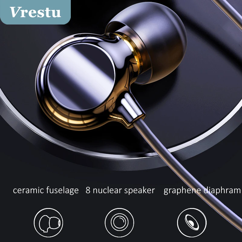 Headphones with Microphone 3.5mm Type C Wired Earphones Bass HIFI Gaming Earbuds Sound Stereo 8 Engines Drivers Noise Cancelling
Headphones with Microphone 3.5mm Type C Wired Earphones Bass HIFI Gaming Earbuds Sound Stereo 8 Engines Drivers Noise Cancelling