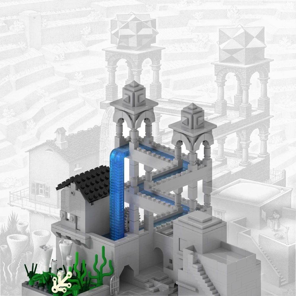 MOC Impossible Falls M.C. Набор строительных блоков для творчества Esche, конструктор «Архитектура Фолз», визуальная сцена, идея сборки, игрушки
MOC Impossible Falls M.C. Набор строительных блоков для творчества Esche, конструктор «Архитектура Фолз», визуальная сцена, идея сборки, игрушки
