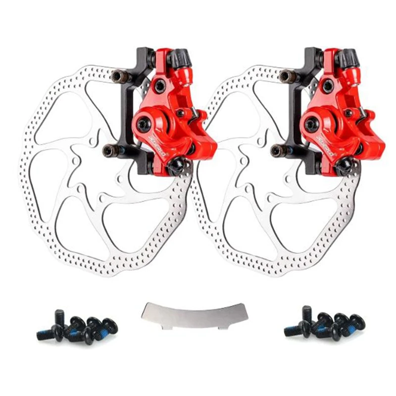 JEDERLO Bicycle Disc Brake Kit, Including Front and Rear Calipers, 160 mm Rotor, Suitable for Mountain Bikes, MTB, BMX,Etc
JEDERLO Bicycle Disc Brake Kit, Including Front and Rear Calipers, 160 mm Rotor, Suitable for Mountain Bikes, MTB, BMX,Etc