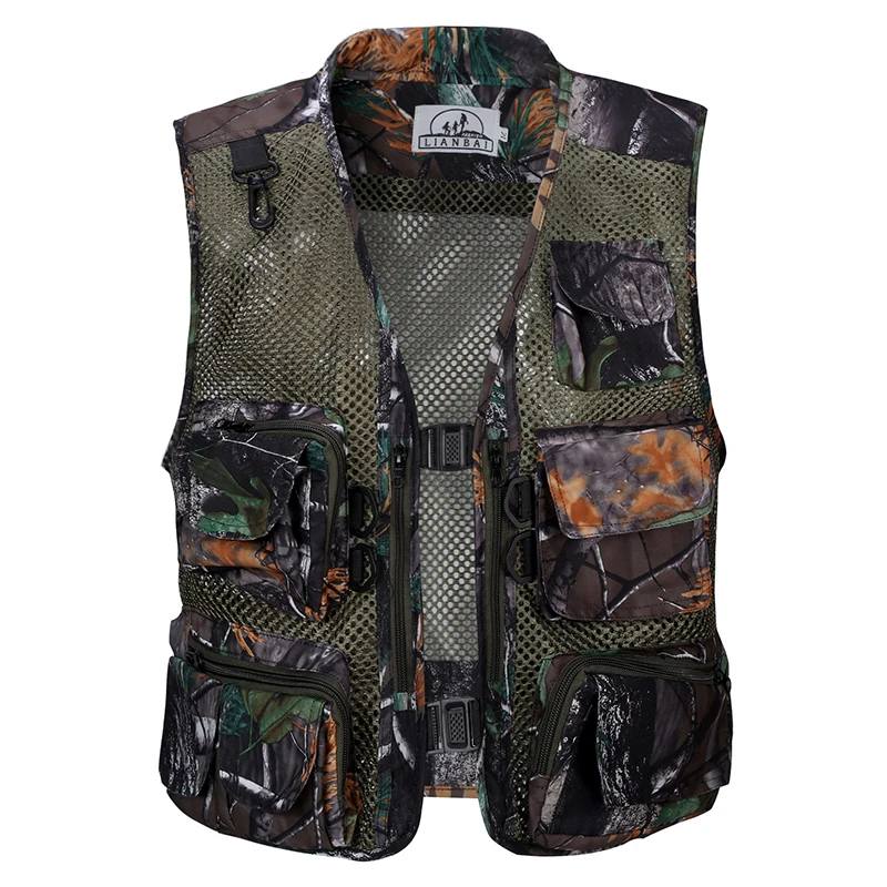 Summer Quick-Drying Breathable Mesh Vest Men Photographer Sleeveless Jacket Multi-Pockets Outdoors Hiking Fishing Hunting Vest
Summer Quick-Drying Breathable Mesh Vest Men Photographer Sleeveless Jacket Multi-Pockets Outdoors Hiking Fishing Hunting Vest