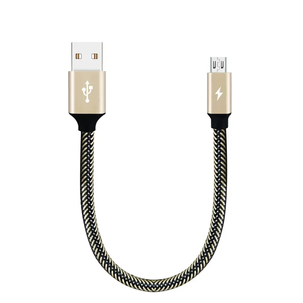 

3A Nylon Braided Fast Charge Rope Micro USB Data Sync Charger Charging Cable for Phone Standard Smart Devices ONLENY