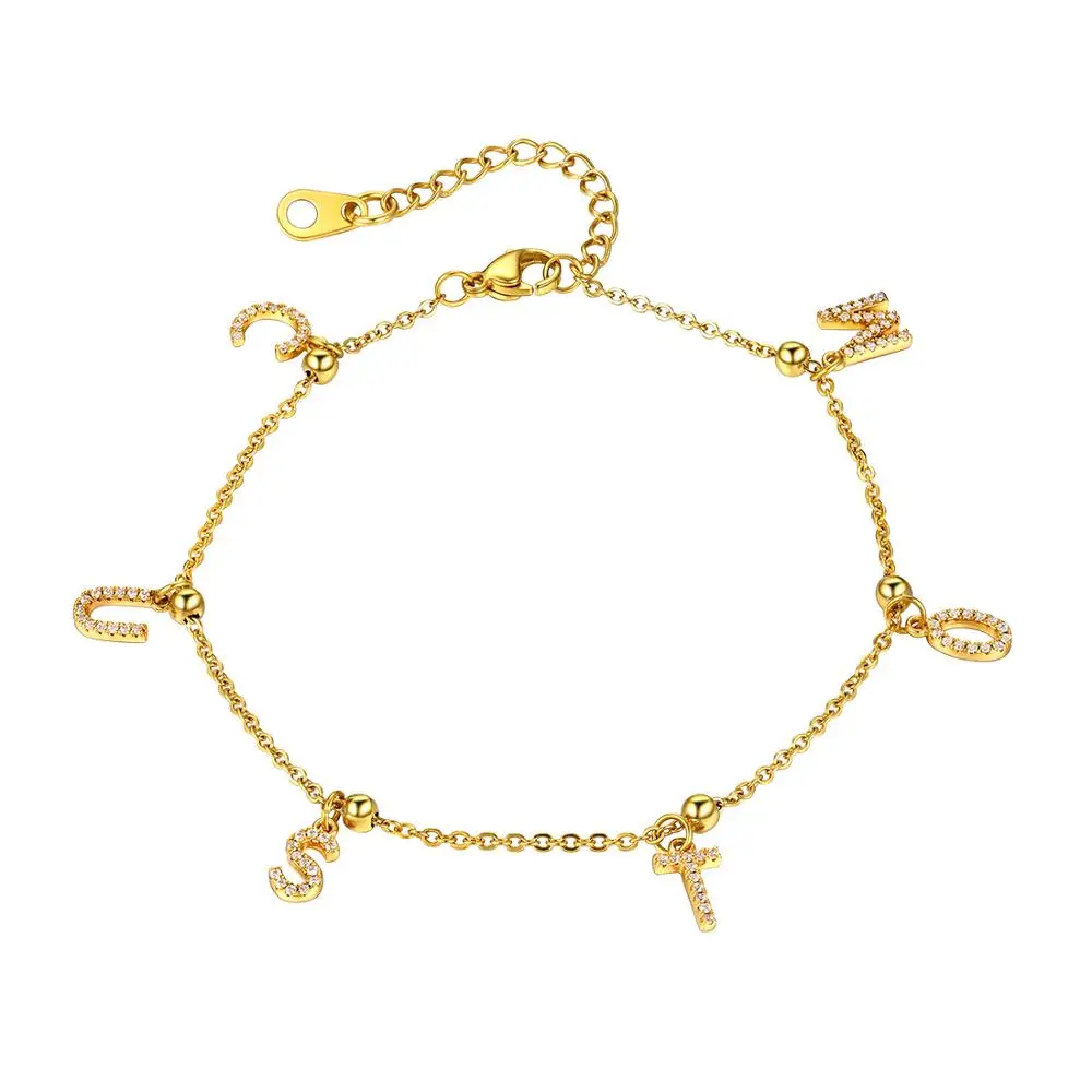 U7 Personalized Name Anklets for Women Teen Girls Gold Barefoot Jewelry Summer Beach Foot Accessories Ankle Bracelet A339
U7 Personalized Name Anklets for Women Teen Girls Gold Barefoot Jewelry Summer Beach Foot Accessories Ankle Bracelet A339