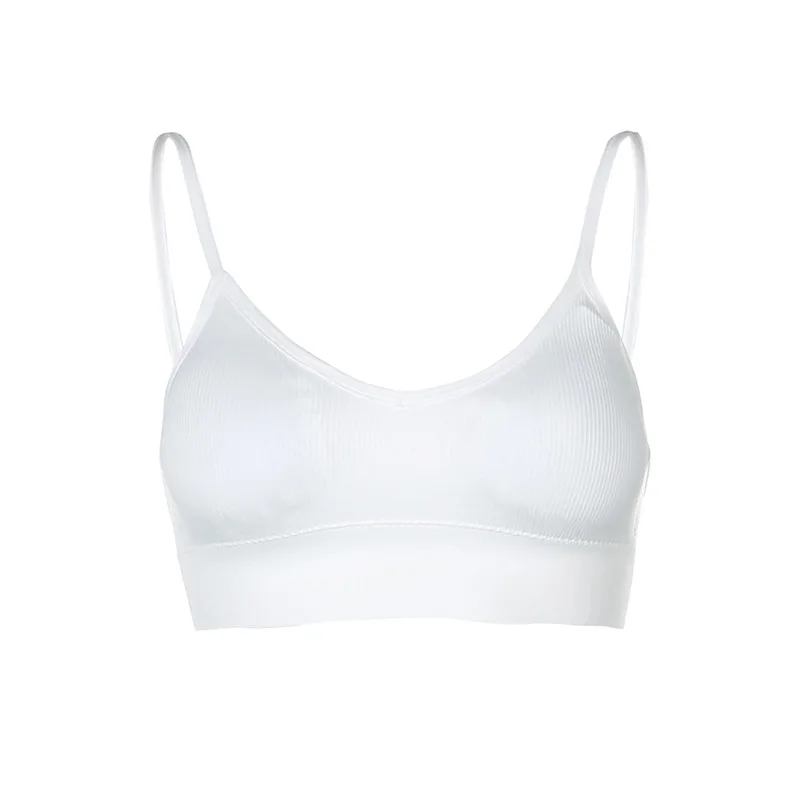 New European and American style sexy low-cut halter solid color camisole women's inner base corset
New European and American style sexy low-cut halter solid color camisole women's inner base corset