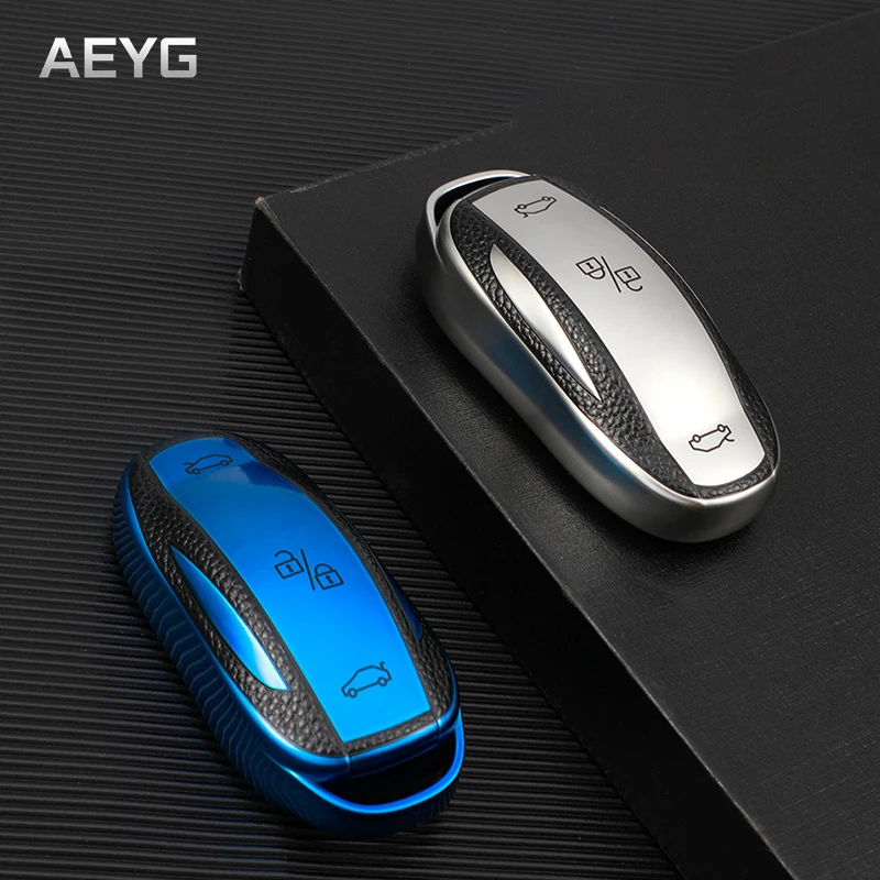 TPU Leather Car Remote Key Case Cover Shell For Tesla Model 3 Model S Model X 2018-2020 Car Smart Key Accessories Holder Fob
TPU Leather Car Remote Key Case Cover Shell For Tesla Model 3 Model S Model X 2018-2020 Car Smart Key Accessories Holder Fob