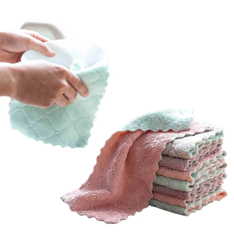10pcs Super Absorbent Microfiber Kitchen Dish Cloth Tableware Household Cleaning Cloths Towel Kitchen Tools Gadgets for kitchen
10pcs Super Absorbent Microfiber Kitchen Dish Cloth Tableware Household Cleaning Cloths Towel Kitchen Tools Gadgets for kitchen