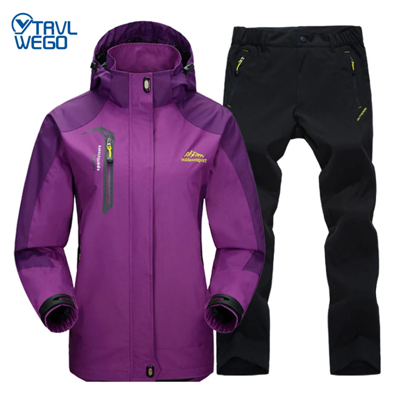 TRVLWEGO Spring and Autumn Outdoor Clothing Hiking Camping Jacket Pants Women's Suit Windbreak Trekking Single Coat Trousers
TRVLWEGO Spring and Autumn Outdoor Clothing Hiking Camping Jacket Pants Women's Suit Windbreak Trekking Single Coat Trousers