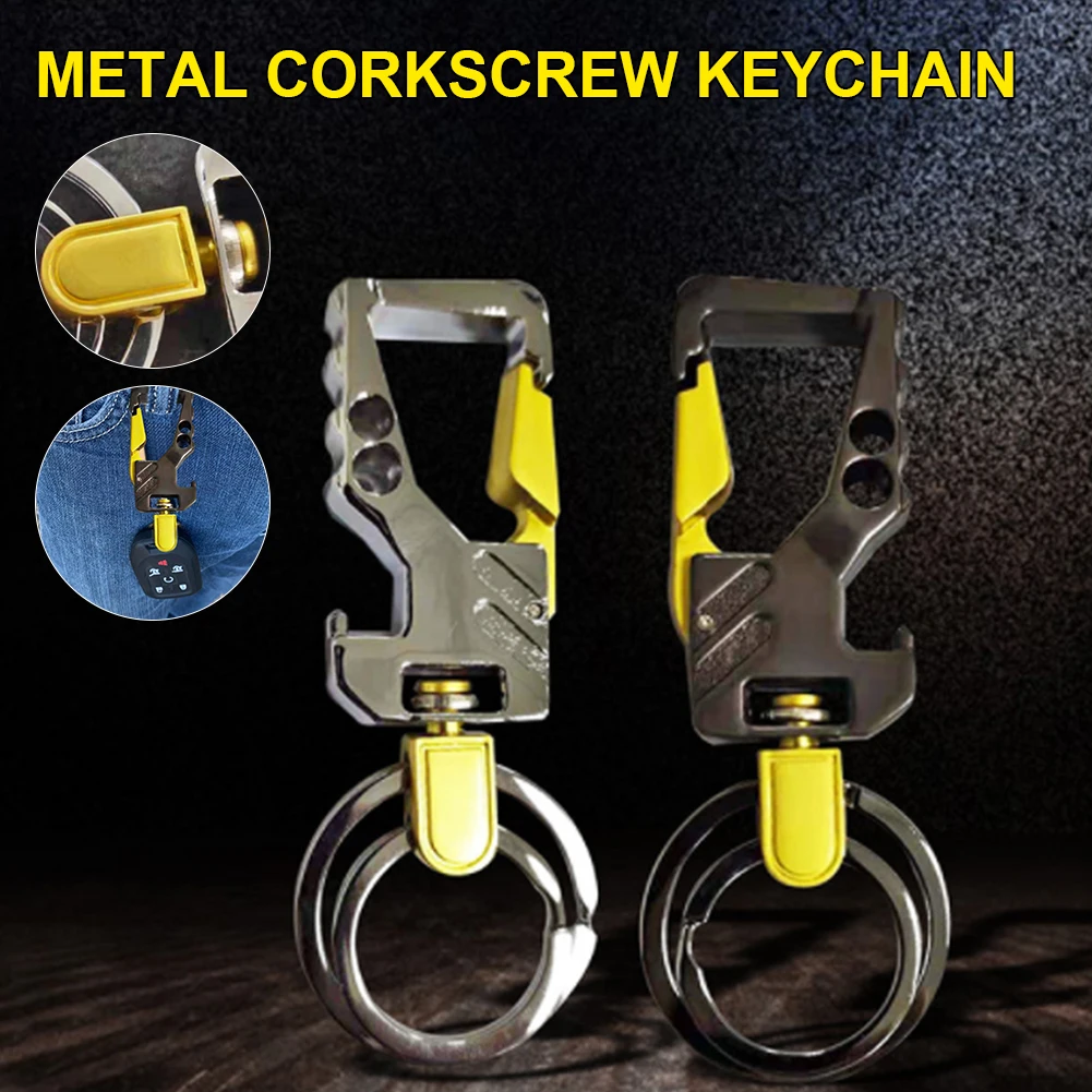 Portable Keyring Durable Zinc Alloy Key Chain with Bottle Opener Lobster Clasp Keychain Hook Hanging Buckle Outdoor Accessories
Portable Keyring Durable Zinc Alloy Key Chain with Bottle Opener Lobster Clasp Keychain Hook Hanging Buckle Outdoor Accessories