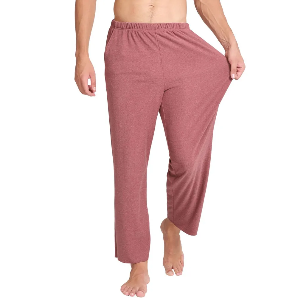 

Fdfklak Men's Sleep Bottoms Pajamas Long Pants Sleepwear Comfortable Warm Home Wear Loose Trousers Pyjamas Plus Size 2XL-6XL
