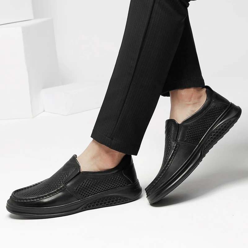 Genuine Leather Shoes Men Handmade Soft Anti-slip Rubber Loafers Moccasins Shoes Men Casual Driving Shoes Chaussure Homme
Genuine Leather Shoes Men Handmade Soft Anti-slip Rubber Loafers Moccasins Shoes Men Casual Driving Shoes Chaussure Homme