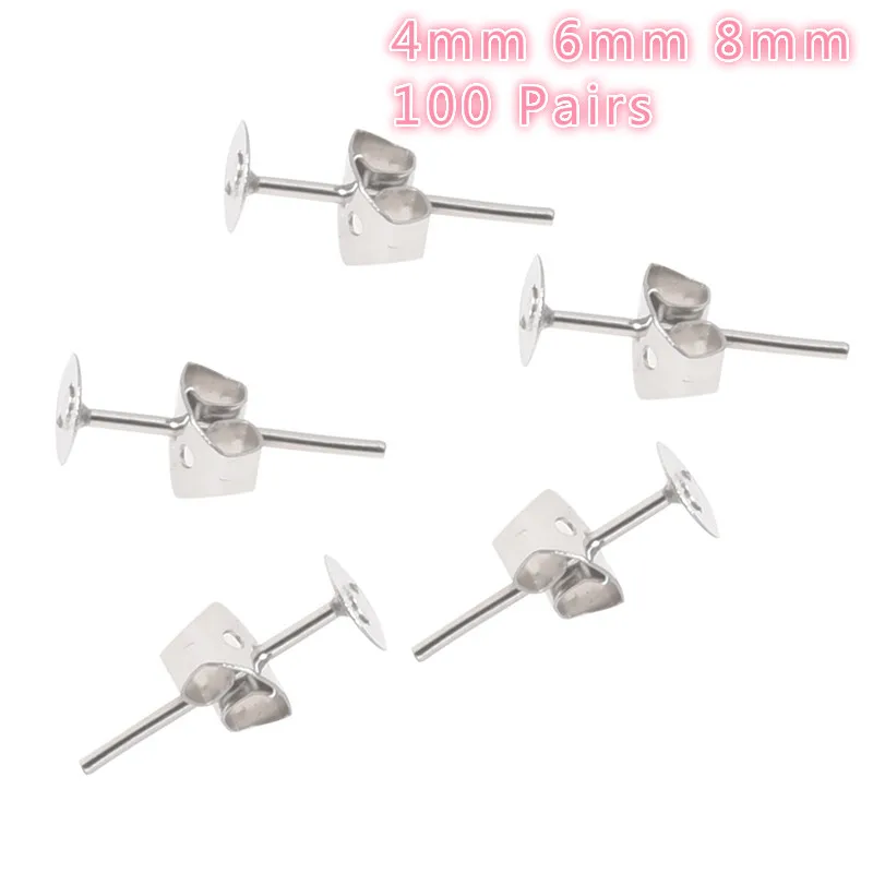 4mm 6mm 8mm Silver Plated Jewelry Rhodium Plastic Earring Posts Studs Findings Ear Nail Pins Flat Base Pad Scroll Setting
4mm 6mm 8mm Silver Plated Jewelry Rhodium Plastic Earring Posts Studs Findings Ear Nail Pins Flat Base Pad Scroll Setting