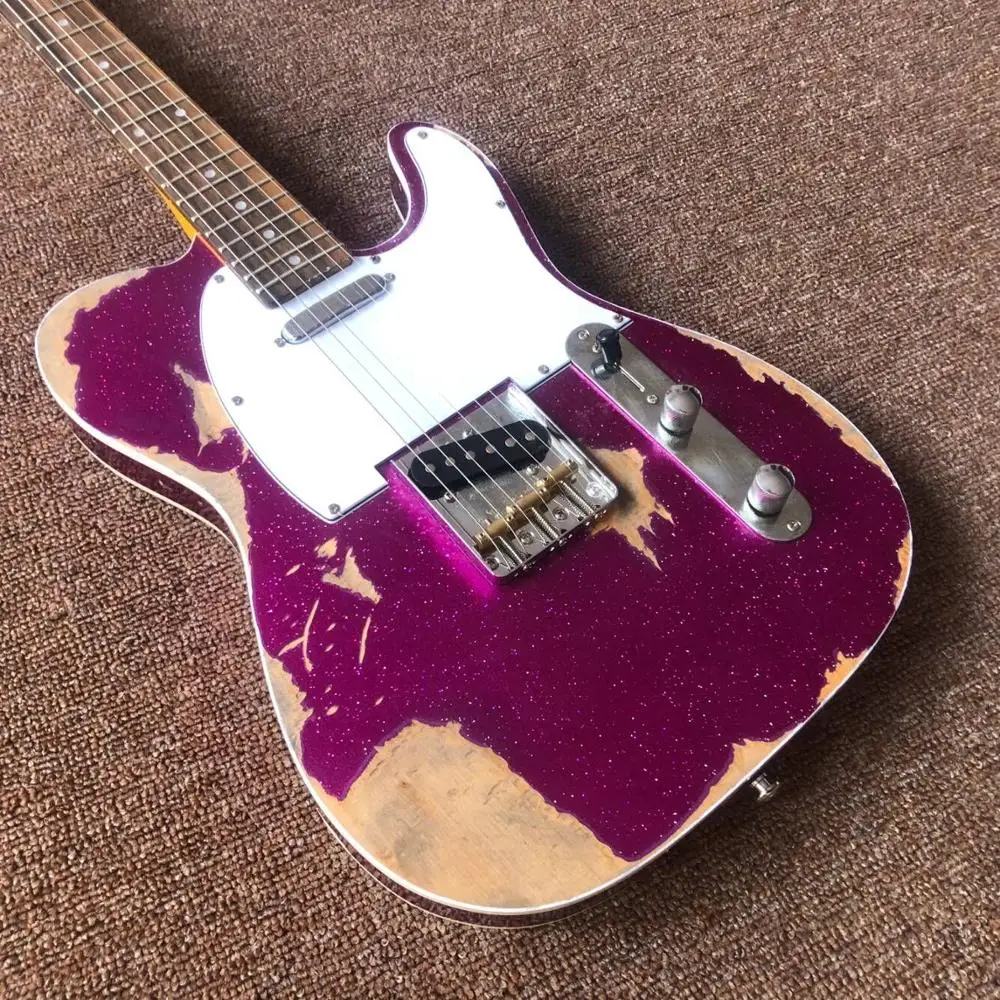 Пользовательский магазин, purplr color gitaar, реликсы руками. Электрическая гитара ручной работы с 6 выходами, фингерборд из палисандра. Реальные фо...
Пользовательский магазин, purplr color gitaar, реликсы руками. Электрическая гитара ручной работы с 6 выходами, фингерборд из палисандра. Реальные фо...