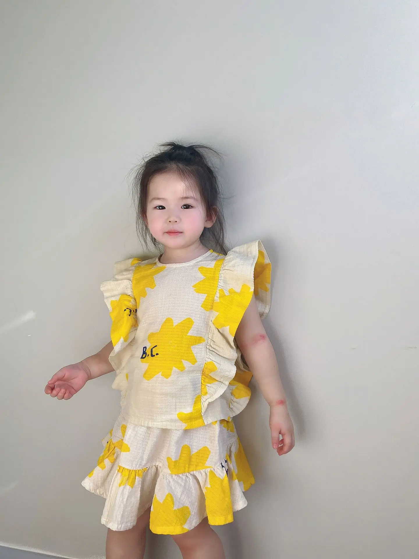 Девочек вещи Bobo юбки для маленьких девочек детская одежда Vestidos Vetement Одежда детей