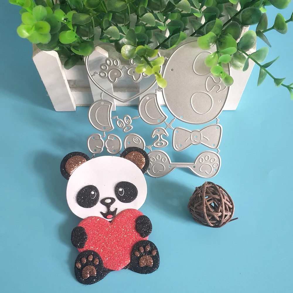 New cute panda cutting dies DIY scrapbook, embossed card making, photo album decoration, handmade craft
New cute panda cutting dies DIY scrapbook, embossed card making, photo album decoration, handmade craft