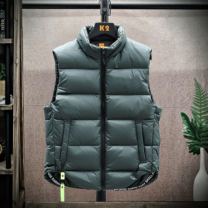 Men's Down Vest Winter Warm White Duck Down Puffy Padded Waistcoat Fashionable Windproof Thick Jacket Outwear Male Clothes
Men's Down Vest Winter Warm White Duck Down Puffy Padded Waistcoat Fashionable Windproof Thick Jacket Outwear Male Clothes