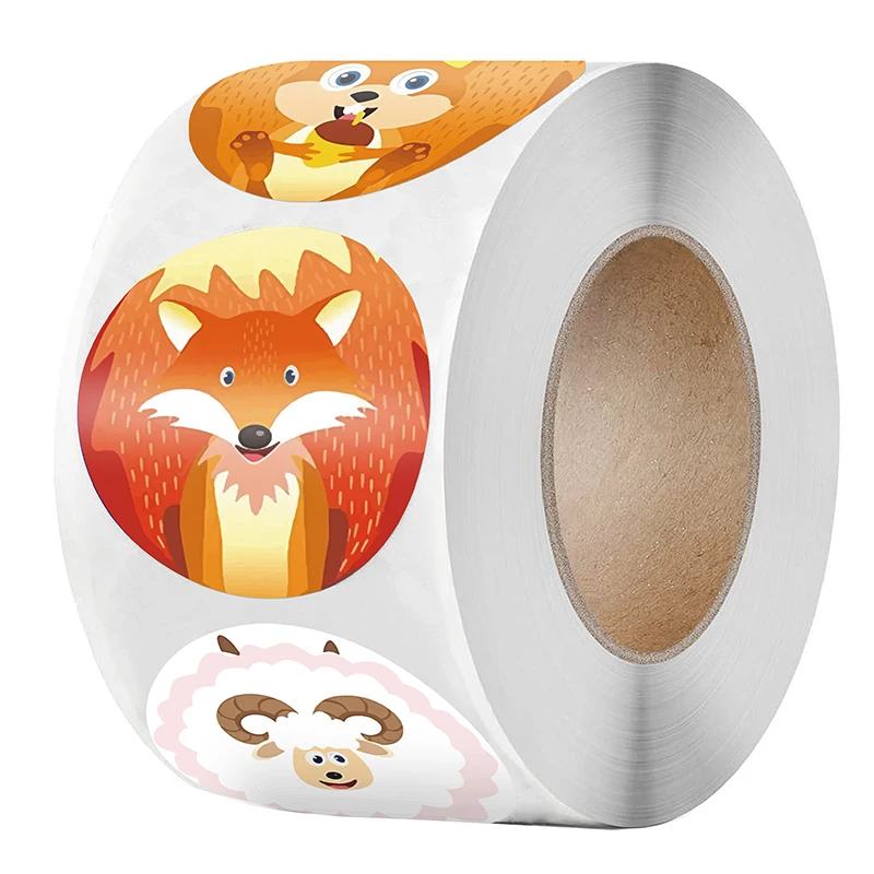 500pcs/roll Animals Cartoon Stickers for Kids Classic Toys Sticker 8 Designs Pattern 1'' School Teacher Supplies Reward Sticker
500pcs/roll Animals Cartoon Stickers for Kids Classic Toys Sticker 8 Designs Pattern 1'' School Teacher Supplies Reward Sticker