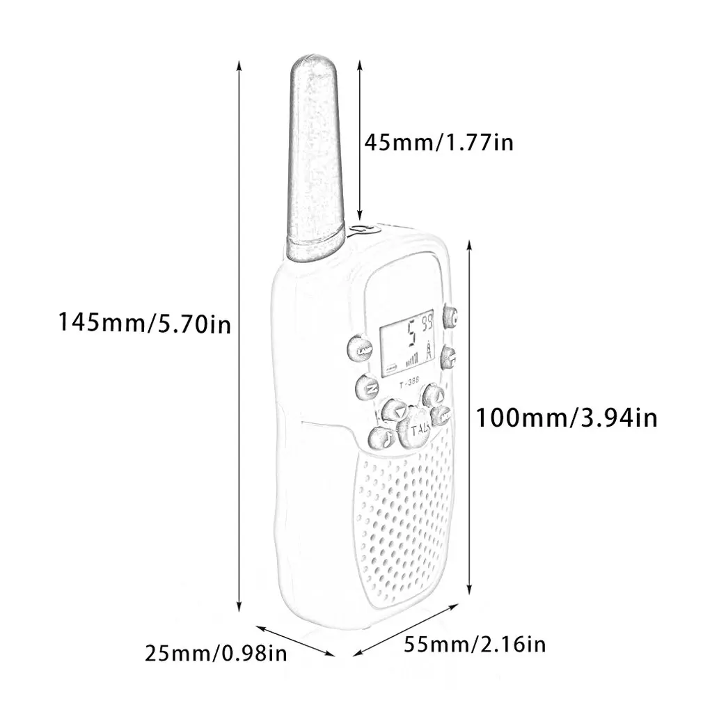 Walkie Talkie Children 2 Pcs Children's radio Walkie-Talkie Lcd Backlit Display Kids Birthday Gift Toys For Boys Girls 3km Range
Walkie Talkie Children 2 Pcs Children's radio Walkie-Talkie Lcd Backlit Display Kids Birthday Gift Toys For Boys Girls 3km Range