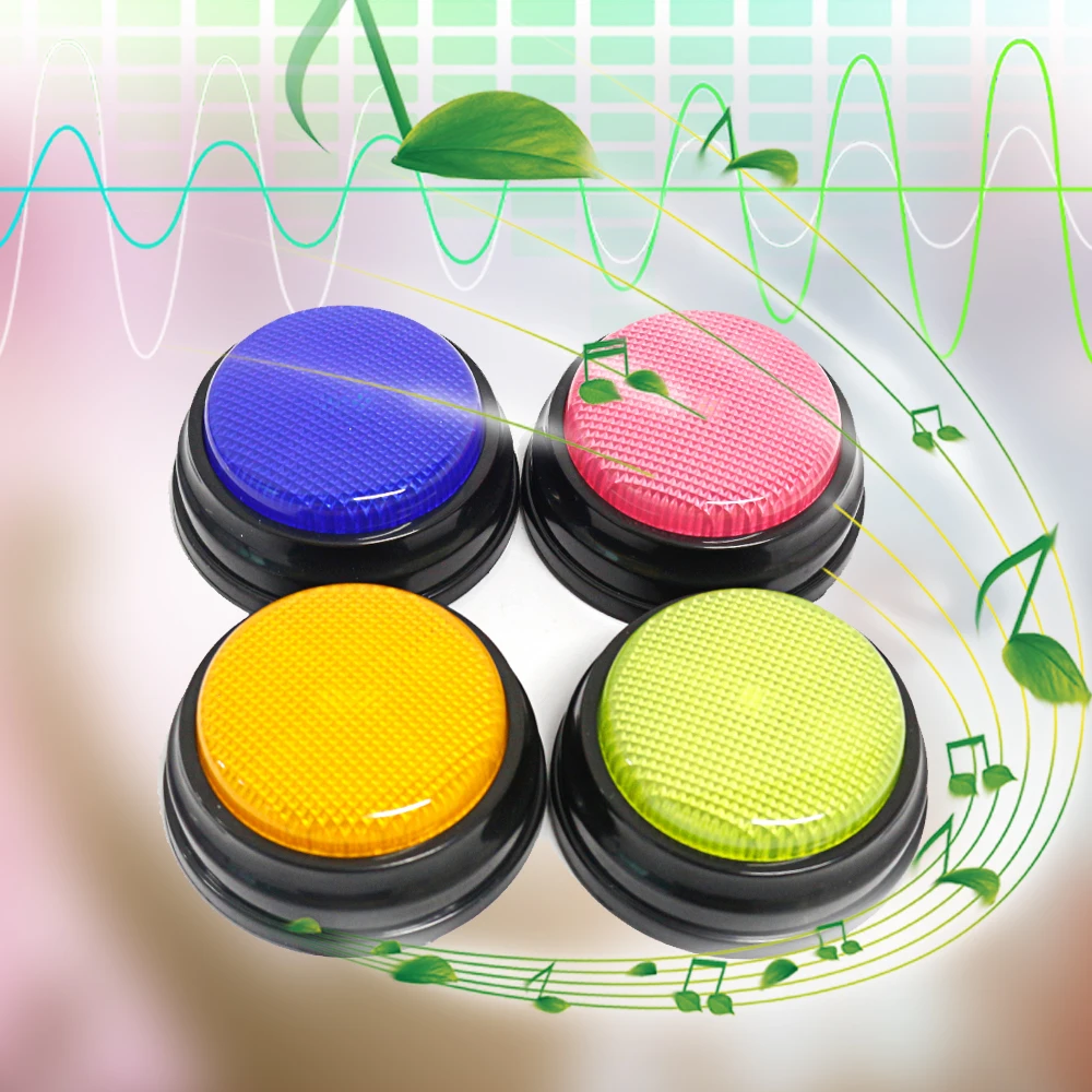 4pcs Recordable Talking Button with Led Function Learning Resources Answer Buzzers Learning Taking Gifts Interactive Toy
4pcs Recordable Talking Button with Led Function Learning Resources Answer Buzzers Learning Taking Gifts Interactive Toy