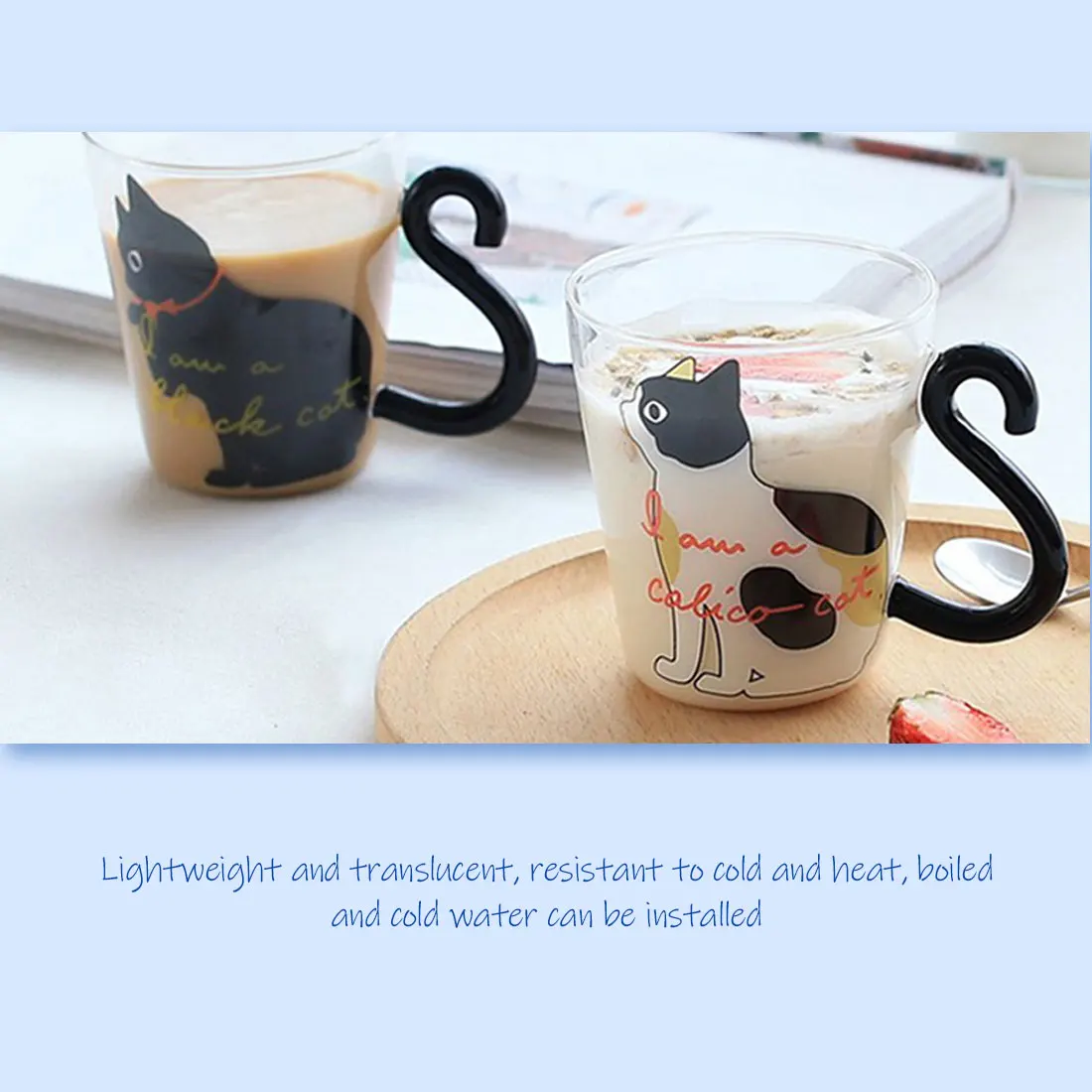 Glass Cup 250ml Milk Coffee Tea Water Cartoon Creative Cute Cat Mug Red Wine Beer Champagne Glasses
Glass Cup 250ml Milk Coffee Tea Water Cartoon Creative Cute Cat Mug Red Wine Beer Champagne Glasses