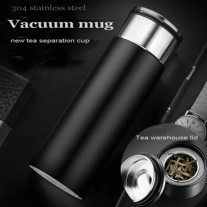 New 304 Stainless Steel Tea Water Separation Vacuum Insulation Office Creative Portable Car Cup
New 304 Stainless Steel Tea Water Separation Vacuum Insulation Office Creative Portable Car Cup