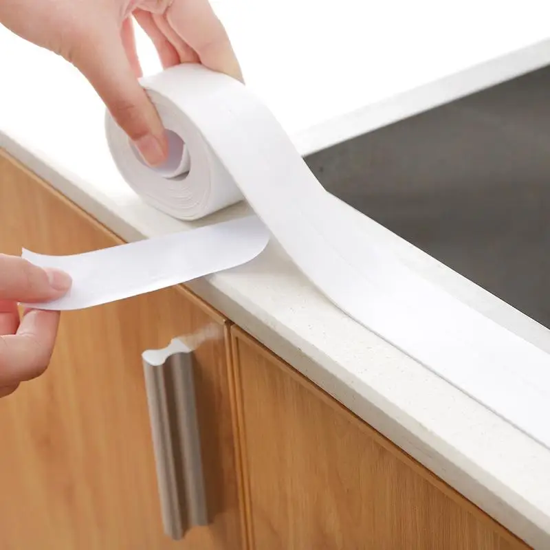 3.2M Style Shower Tray Bathtub Sealing Tape White PVC Self-Adhesive Waterproof Wall Sticker Suitable For Bathroom And Kitchen
3.2M Style Shower Tray Bathtub Sealing Tape White PVC Self-Adhesive Waterproof Wall Sticker Suitable For Bathroom And Kitchen